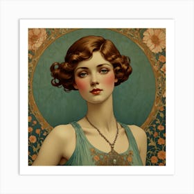 Deco Woman 20 Art Print