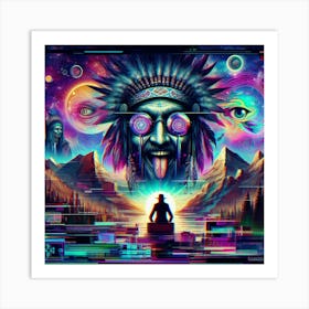 Psychedelic Art 37 Art Print