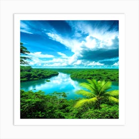 Tropical Rainforest Art Print