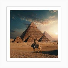 Egypt At Sunset 2 Art Print