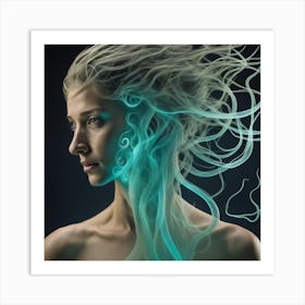 Ethereal Woman Art Print