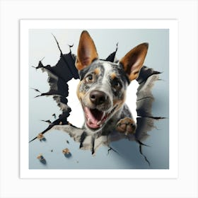 Australian Cattle Dog 3 Art Print