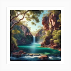 Waterfall 1 Art Print