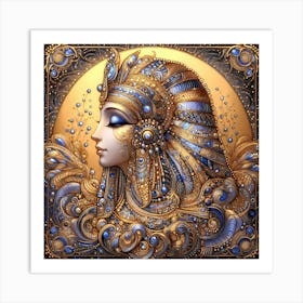 Cleopatra Portrait Artwork 56 Art Print