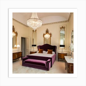 London Bedroom Art Print