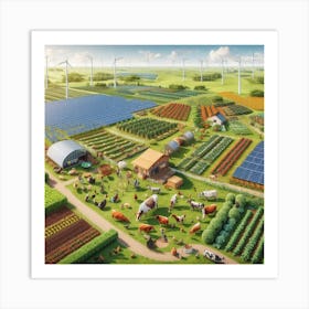 Farm Stock Videos & Royalty-Free Footage Art Print