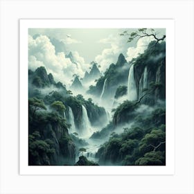 Chinese Art 126 Art Print