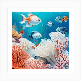 Coral Reef 7 Art Print