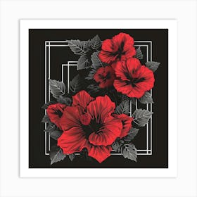 Hibiscus Flower 2 Art Print