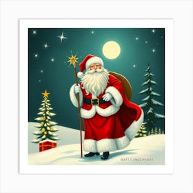 Santa Claus Art Print