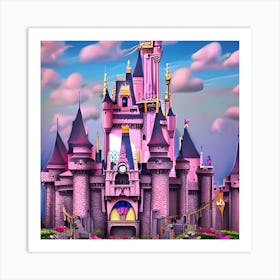 Disney Castle Art Print