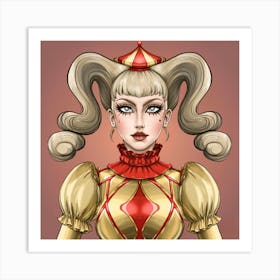 Harlequin 1 Art Print