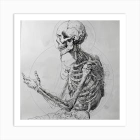 Skeleton 2 Art Print