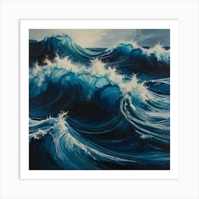 Ocean Waves 41 Art Print