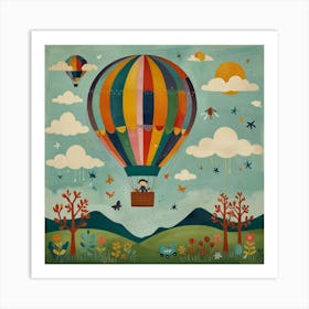 Default Happy Landing Nursery Art 3 Art Print