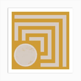 Circle And A Square Art Print