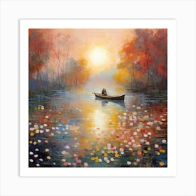 Dolce Vita Dappled in Monet Art Print