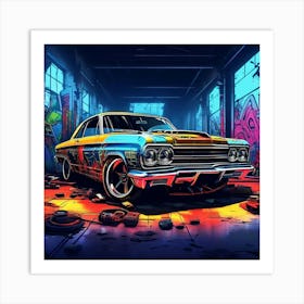 Graffiti Car 2 Art Print