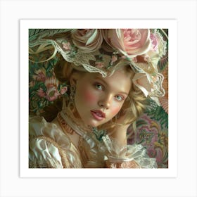 Victorian Beauty Art Print