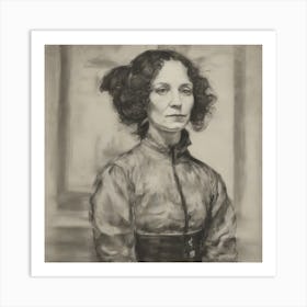 Portrait Of A Woman Art Print