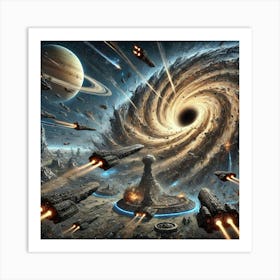 Graviton Maelstrom Battlefield Control 1024x1024 Art Print