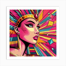 Pop Egyptian Zein Aurorae Art Print