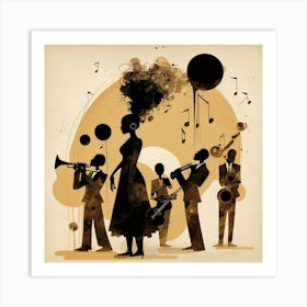 Jazz Music 9 Art Print