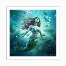 Mermaid 38 Art Print