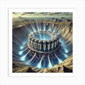 Mantlequake Array Seismic Waves Art Print