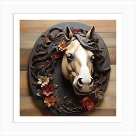 Horse Head Art Print