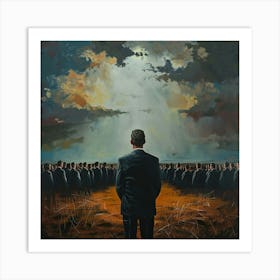 'The Crowd' Art Print