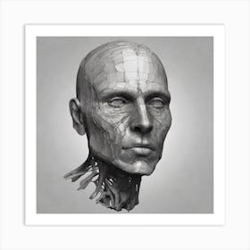 Head Of A Robot Art Print