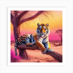 Tiger 4 Art Print