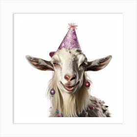 Birthday Goat 1 Art Print