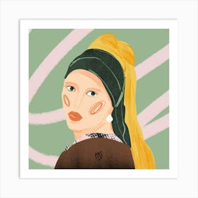 GirlPortrait Art Print