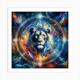 Lion Of The Forest Art Print