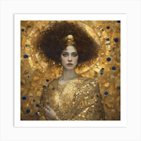 Woman In Gold 1 Art Print