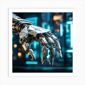 Robot Hand 1 Art Print