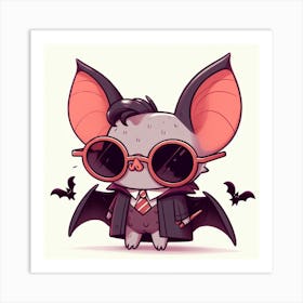 Wizard Bat!!? Art Print