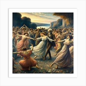 Dance Of The People 1 Art Print