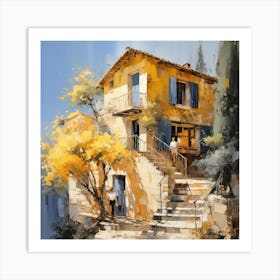 House In The Countryside Art Print