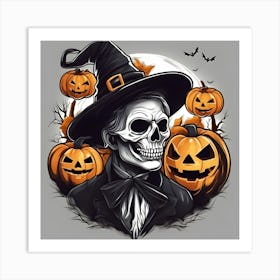 Halloween Witch Art Print