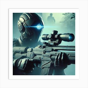 Tempest Rangers Long Range Energy Rifles Art Print