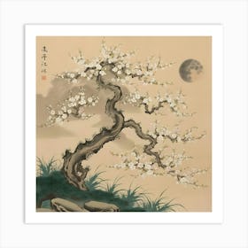 Blossoming Cherry Tree Art Print