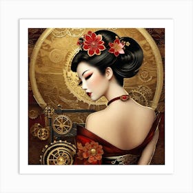 Geisha 154 Art Print