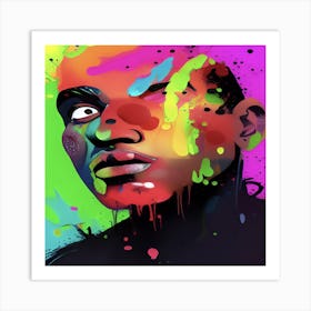 Splatter Painting Art Print