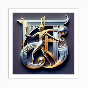 Egyptian Art Deco 34 Art Print