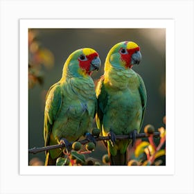 Parrots Art Print