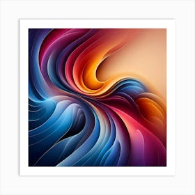 Abstract Abstract Background Art Print