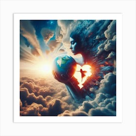 Earth In The Sky Art Print